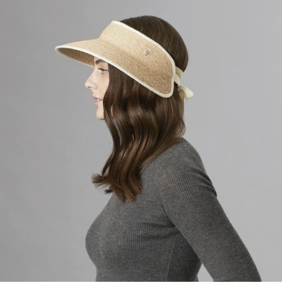 HELEN KAMINSKI Mita Packable Raffia Visor - Picture 3 of 14